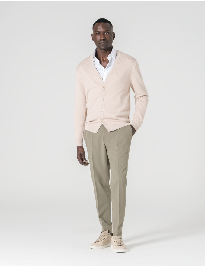 CARDIGAN DE BOTÕES CREME