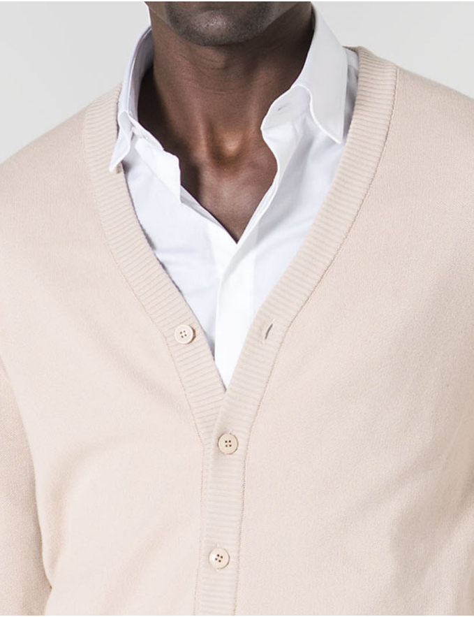 CARDIGAN DE BOTÕES CREME