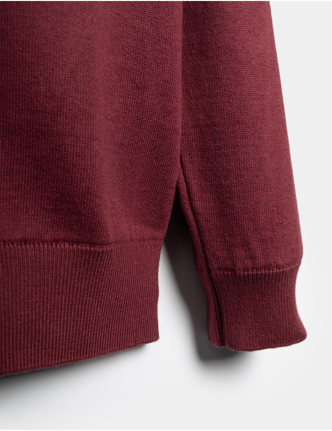 CARDIGAN DE FECHO BORDEAUX