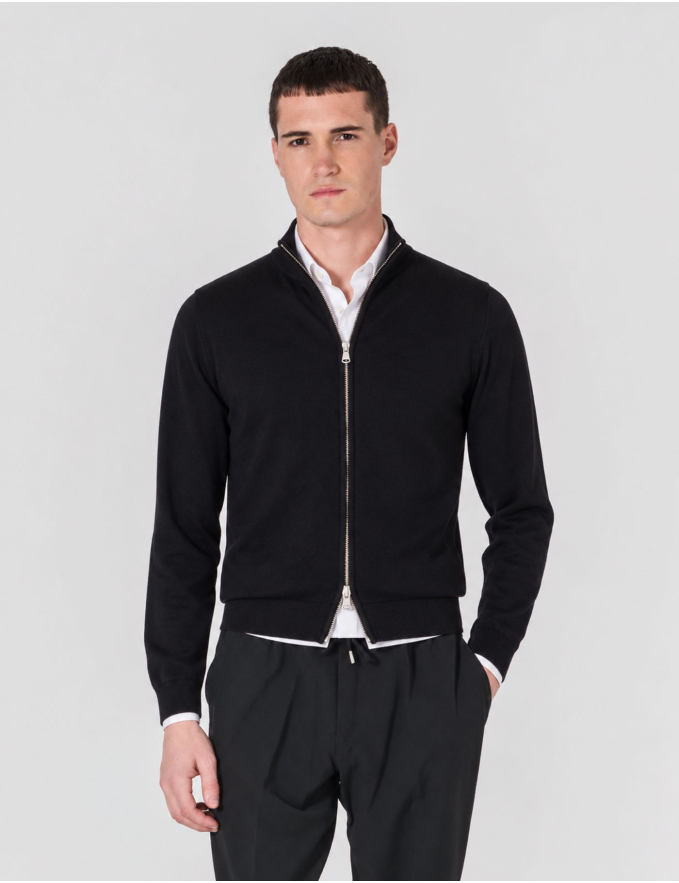 CARDIGAN DE FECHO PRETO