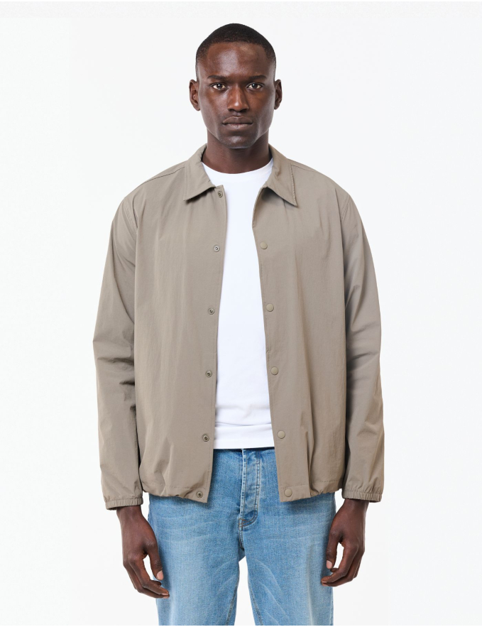 PARKA DE TECIDO TÉCNICO VERDE