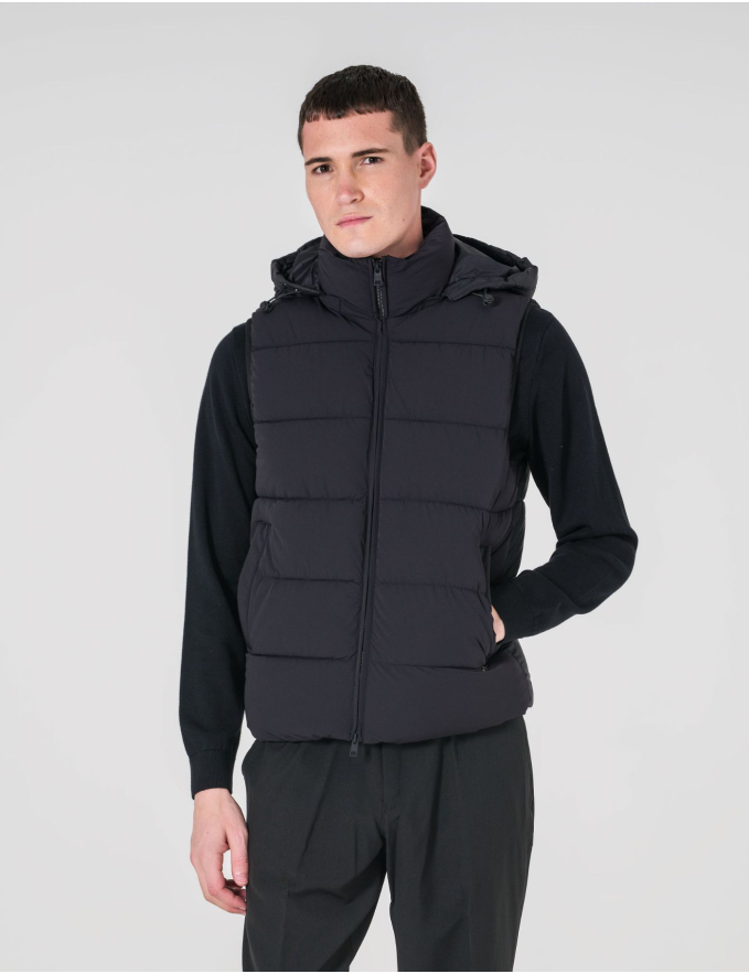 COLETE TERMORREGULADOR ACOLCHOADO PRETO