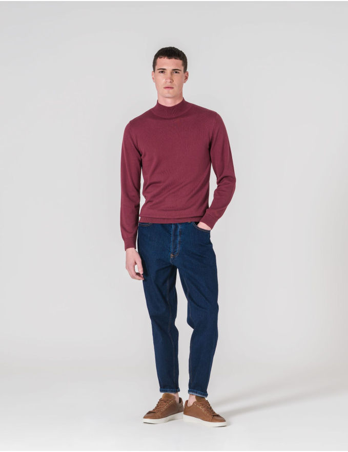 CALÇA DE GANGA CROPPED FIT DESENCOLADO