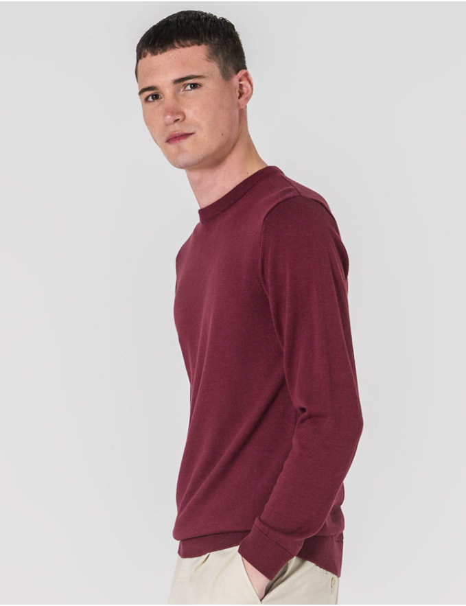  CAMISOLA DECOTE REDONDO BORDEAUX