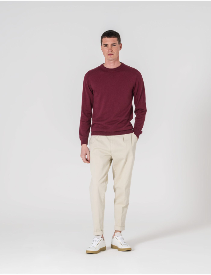  CAMISOLA DECOTE REDONDO BORDEAUX