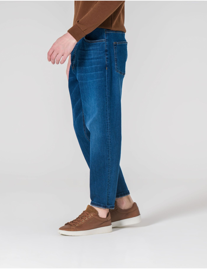 CALÇA DE GANGA CROPPED FIT DARK