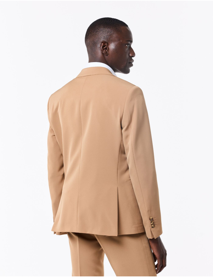FATO SLIM FIT CAMEL (PICK STITCH)