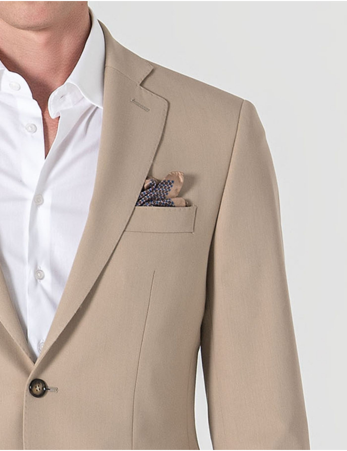 FATO SLIM FIT BEGE (PICK STITCH)