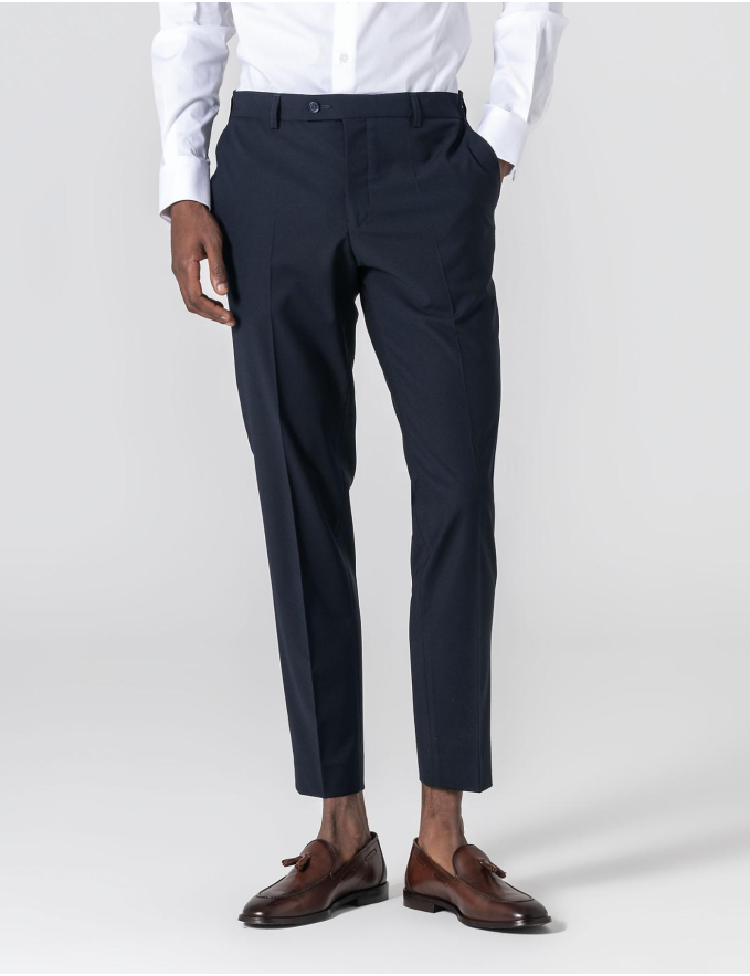  FATO SLIM FIT MIDNIGHT BLUE LAPELA REDONDA