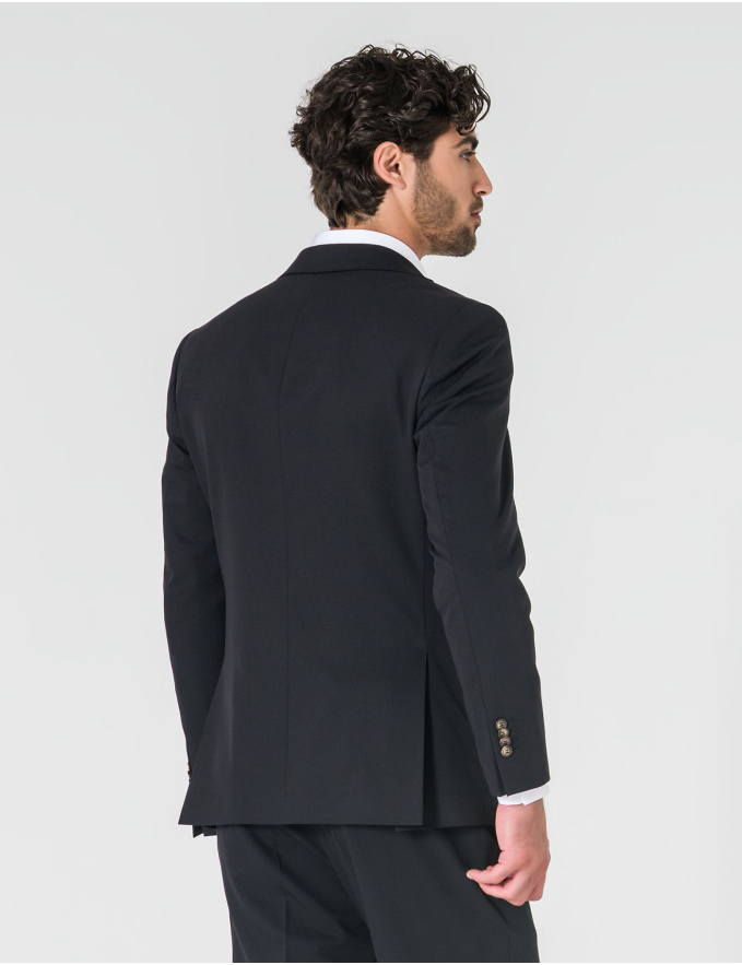 FATO SLIM FIT PRETO (PICK STITCH)