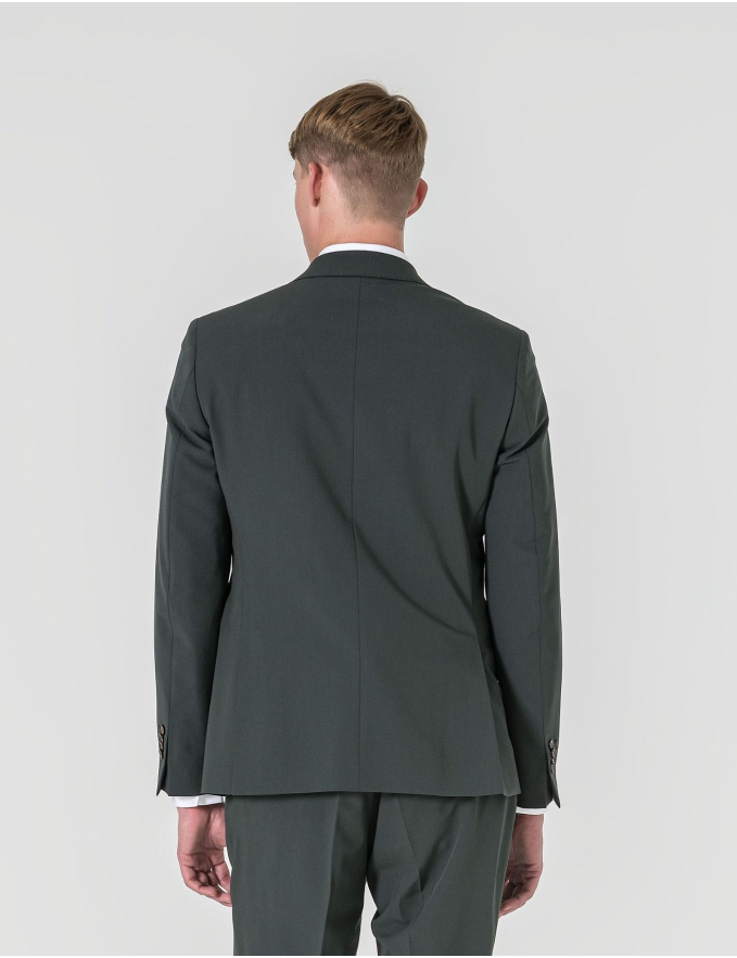 FATO SLIM FIT VERDE ESCURO (PICK STITCH)
