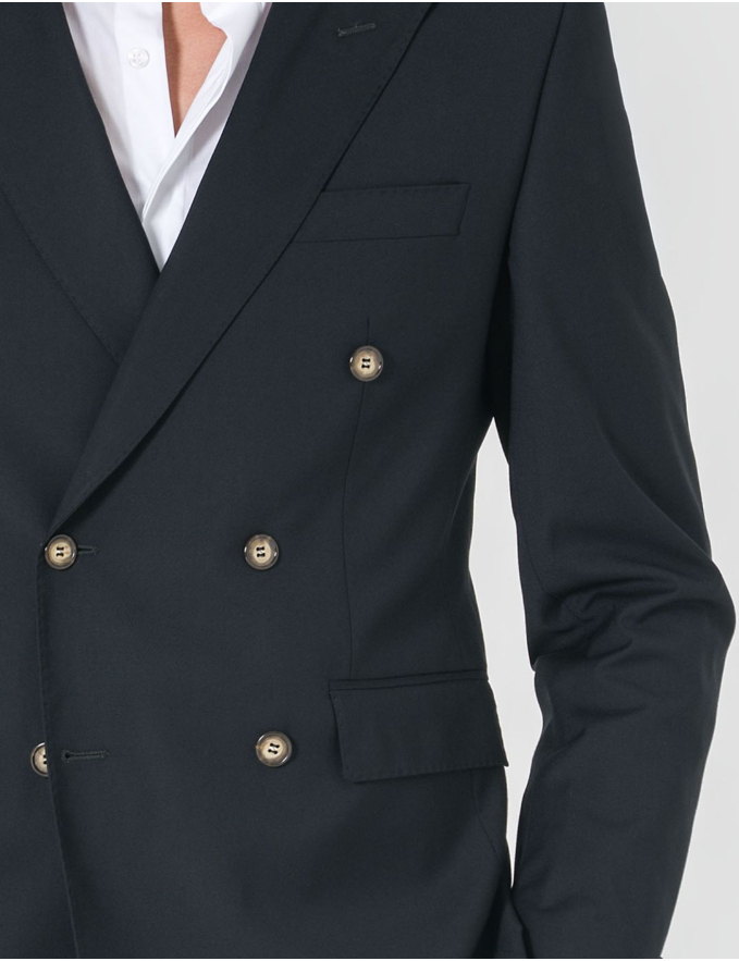 FATO TRESPASSE SLIM FIT PRETO (PICK STITCH)