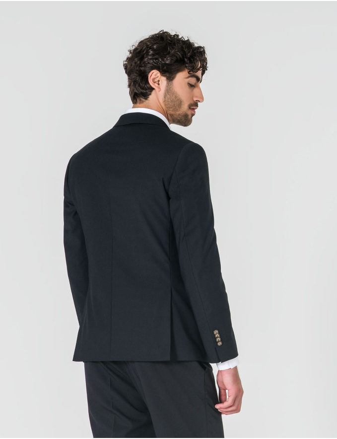 FATO TRESPASSE SLIM FIT PRETO (PICK STITCH)