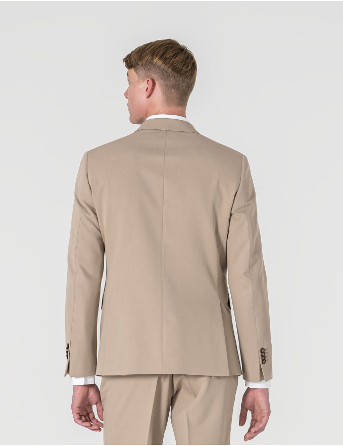 FATO TRESPASSE SLIM FIT BEGE (PICK STITCH)