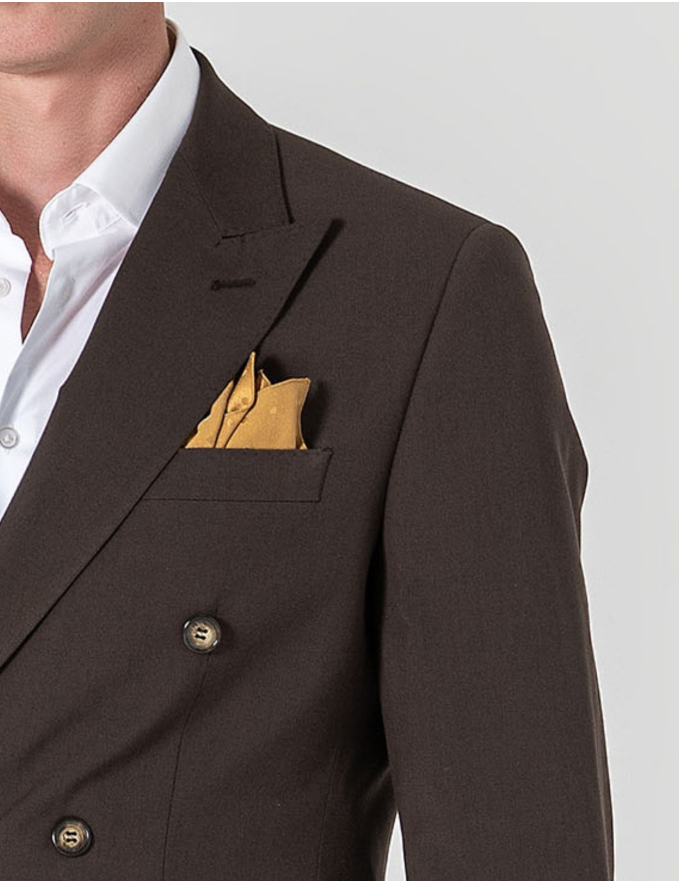 FATO TRESPASSE SLIM FIT CASTANHO (PICK STITCH)