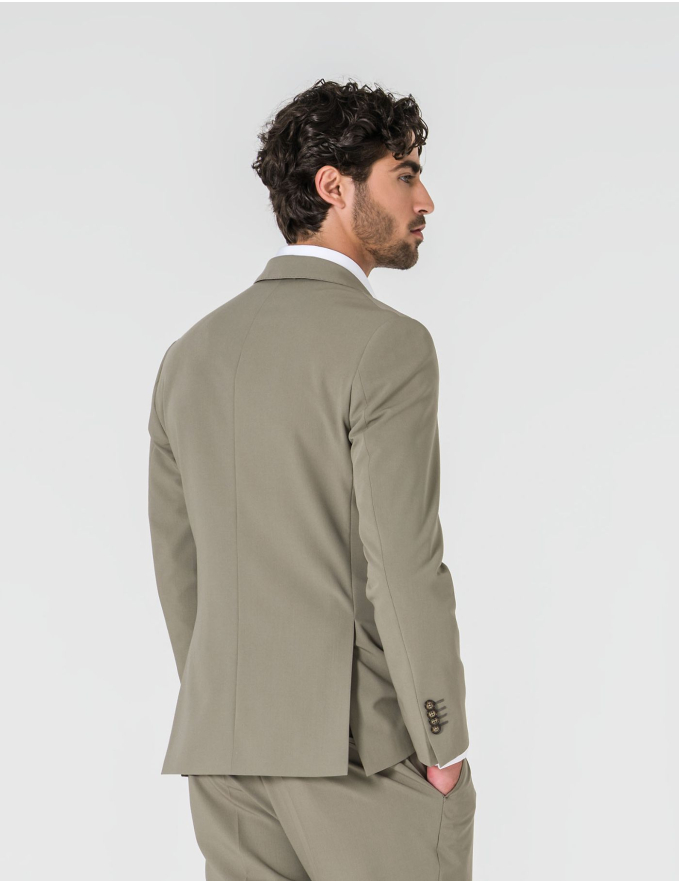 FATO TRESPASSE SLIM FIT VERDE PASTEL (PICK STITCH)