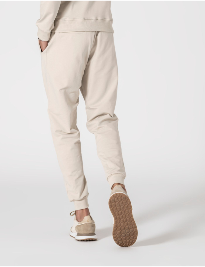 CALÇA DE FATO DE TREINO SLIM FIT BEGE