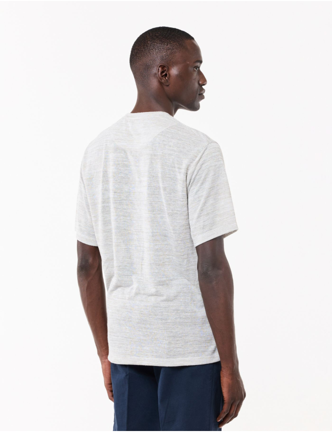 T-SHIRT OVERSIZE MESCLA LINHO