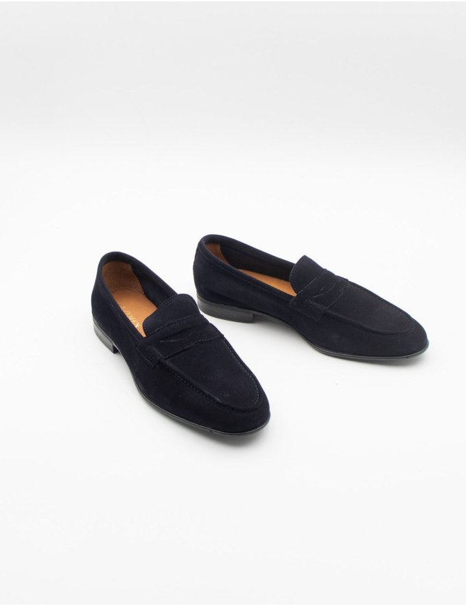 MOCASSINS CAMURÇA AZUL
