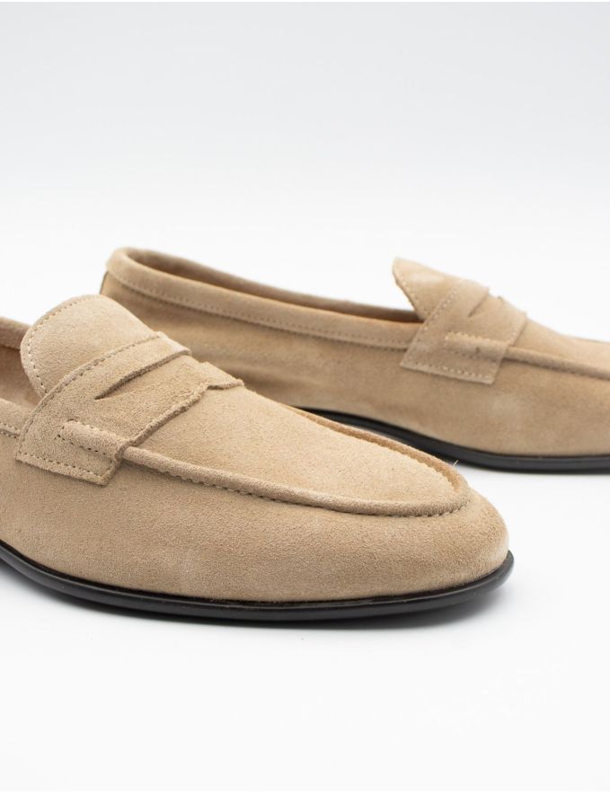 MOCASSINS CAMURÇA BEGE
