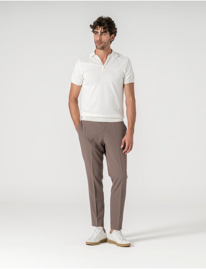 POLO C/ BOTÕES BRANCO