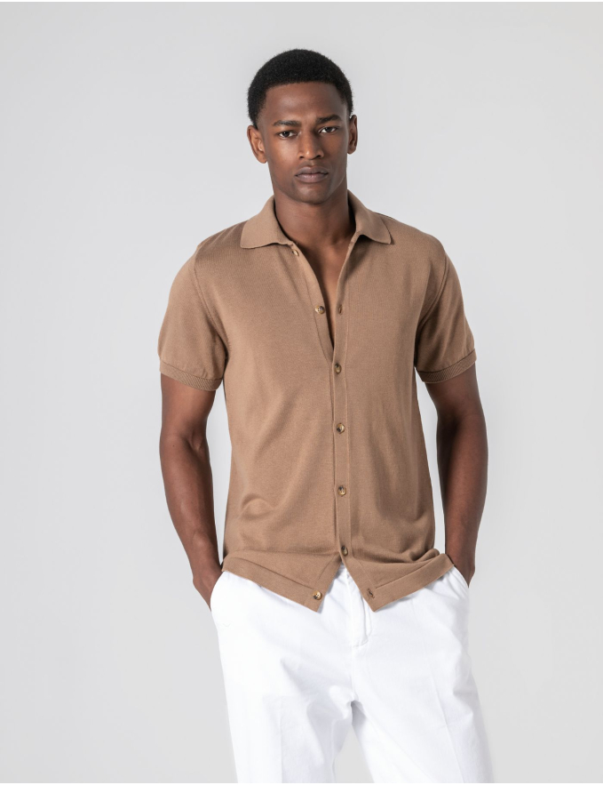 POLO CAMISEIRO CASTANHO