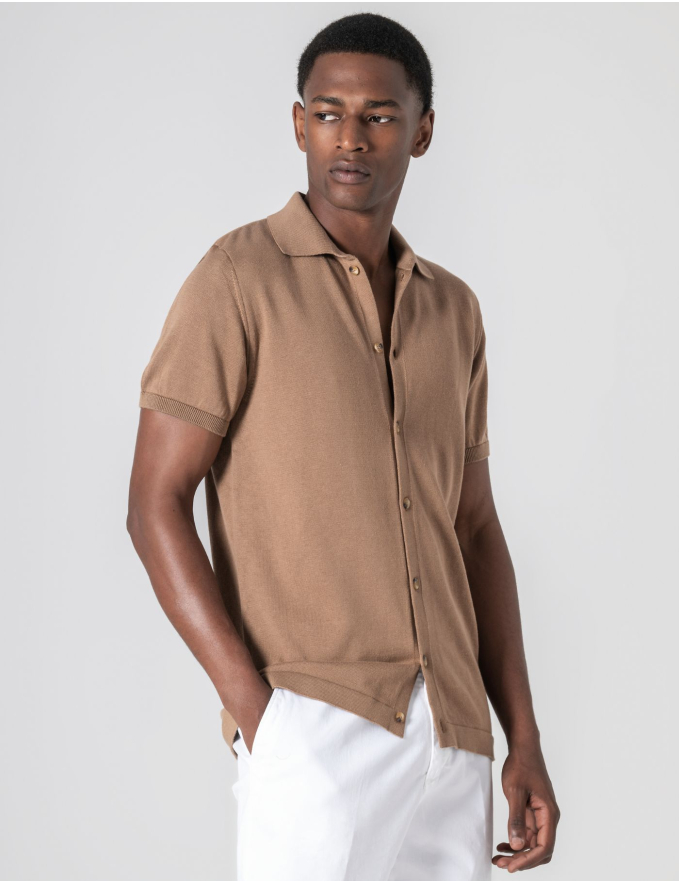 POLO CAMISEIRO CASTANHO