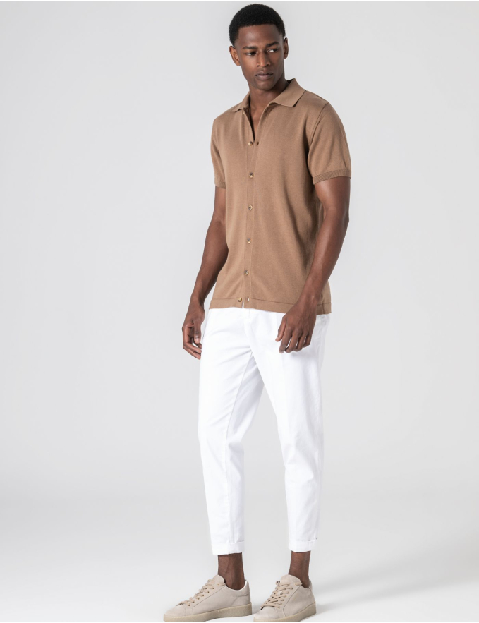 POLO CAMISEIRO CASTANHO