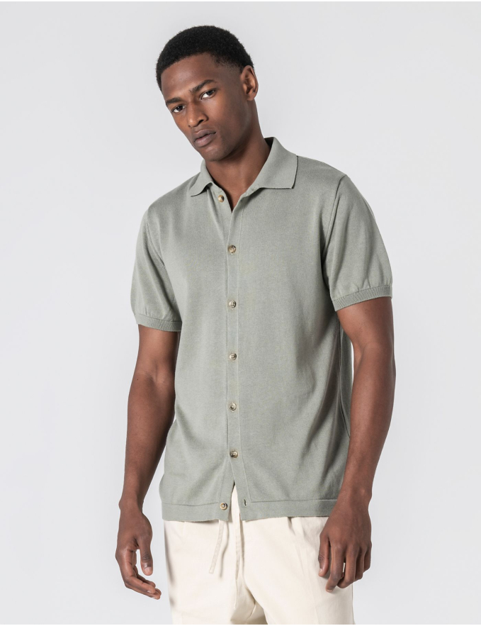POLO CAMISEIRO PISTÁCIO