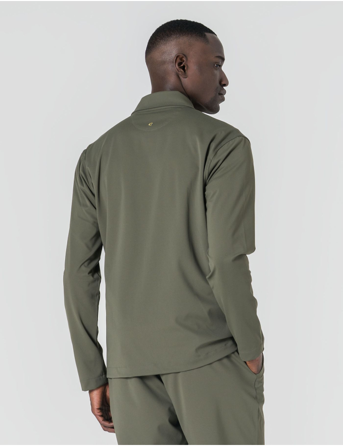 SOBRECAMISA TECIDO TÉCNICO VERDE