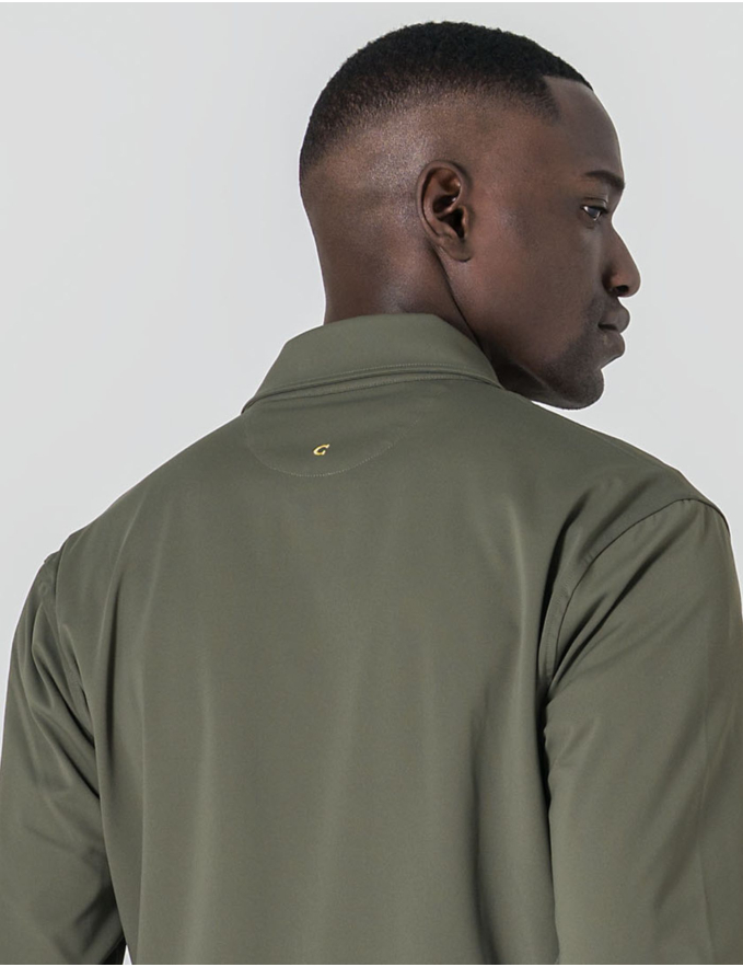SOBRECAMISA TECIDO TÉCNICO VERDE