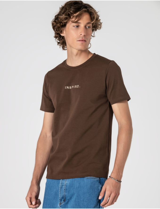 T-SHIRT DE ALGODÃO E POLIAMIDA INSPIRE