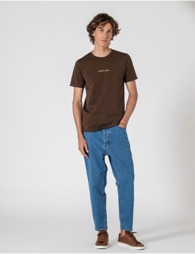 T-SHIRT DE ALGODÃO E POLIAMIDA INSPIRE
