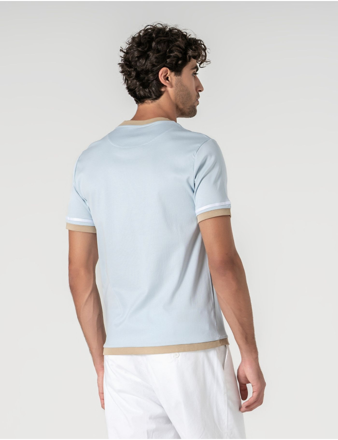 T-SHIRT MERCERIZADA RIVIERA SKY