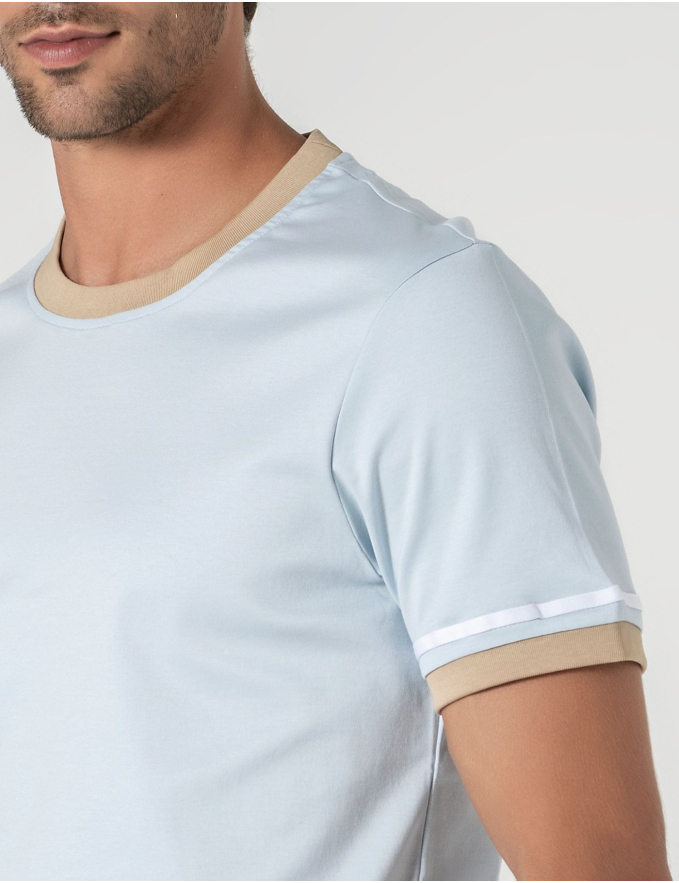 T-SHIRT MERCERIZADA RIVIERA SKY