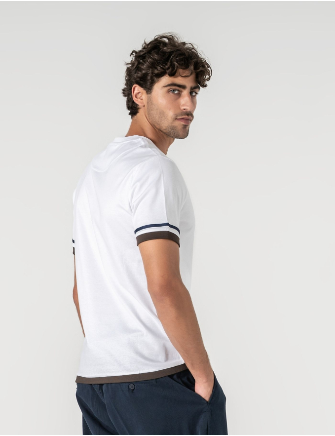 T-SHIRT MERCERIZADA RIVIERA WHITE