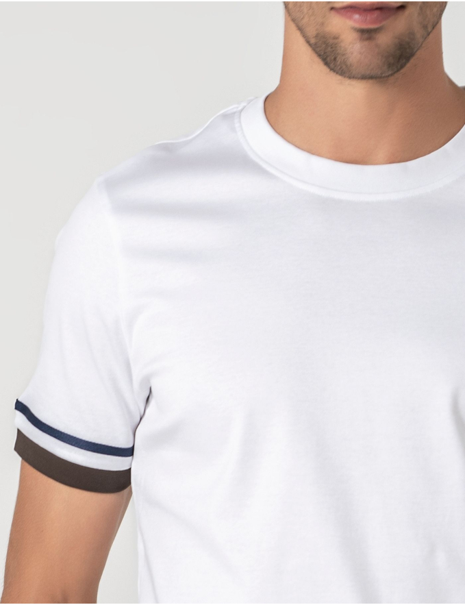 T-SHIRT MERCERIZADA RIVIERA WHITE