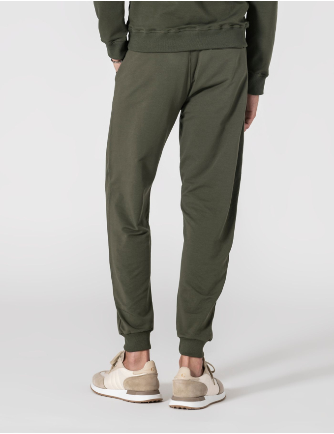 CALÇA DE FATO DE TREINO SLIM FIT VERDE KAKI