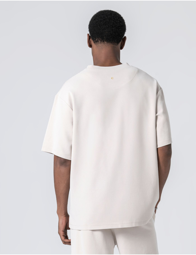 T-SHIRT RELAXED FIT BEGE