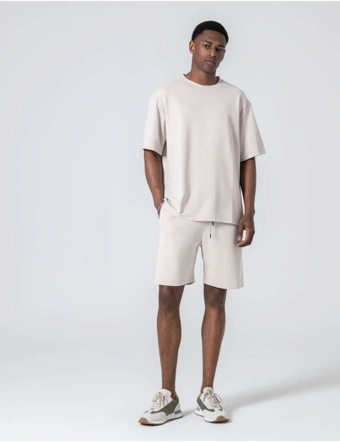 T-SHIRT RELAXED FIT BEGE