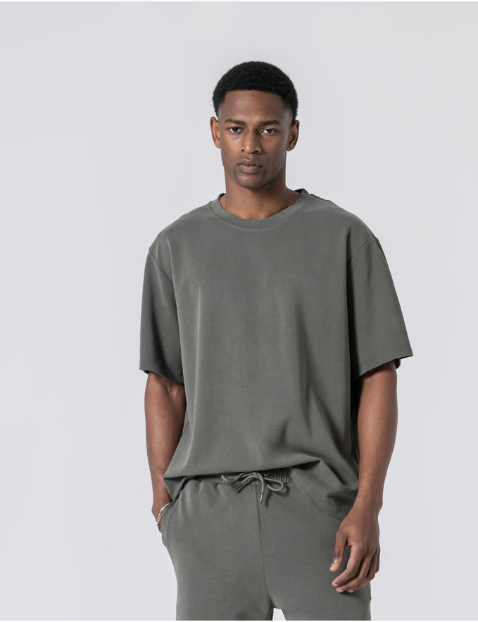 T-SHIRT RELAXED FIT VERDE
