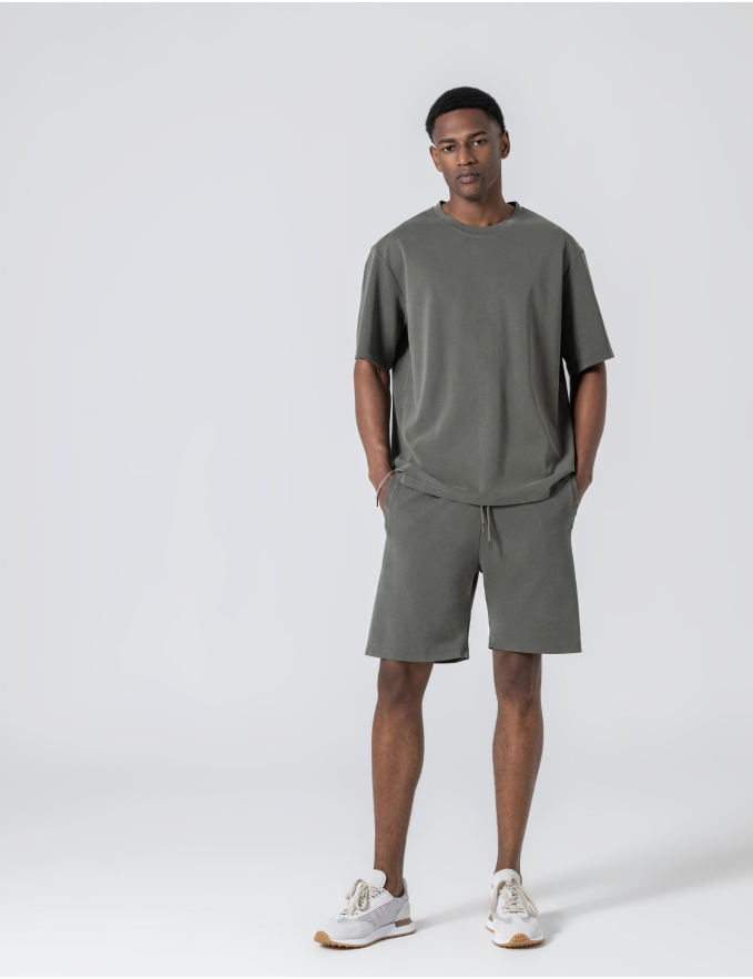 T-SHIRT RELAXED FIT VERDE
