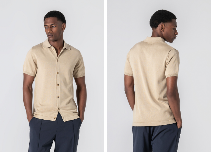POLO CAMISEIRO BEGE