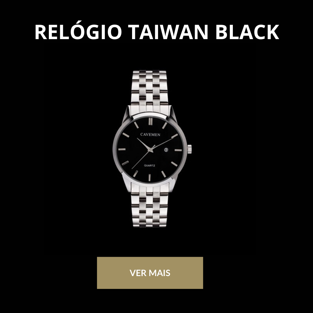 Relógio Taiwan Black