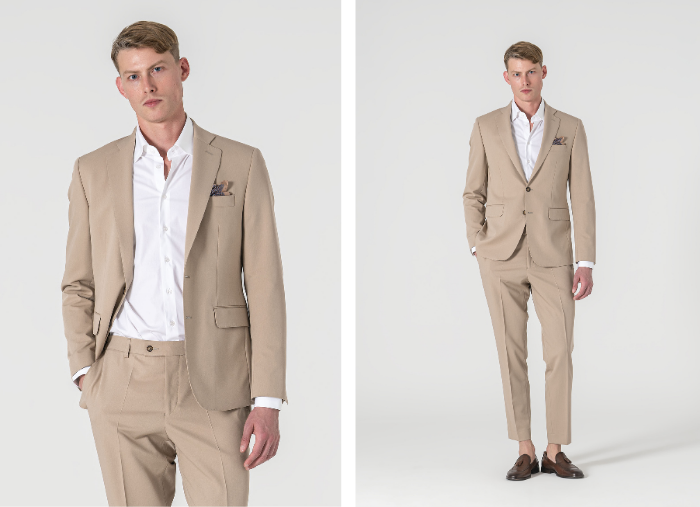 FATO SLIM FIT BEGE (PICK STITCH) FATO SLIM FIT BEGE (PICK STITCH)